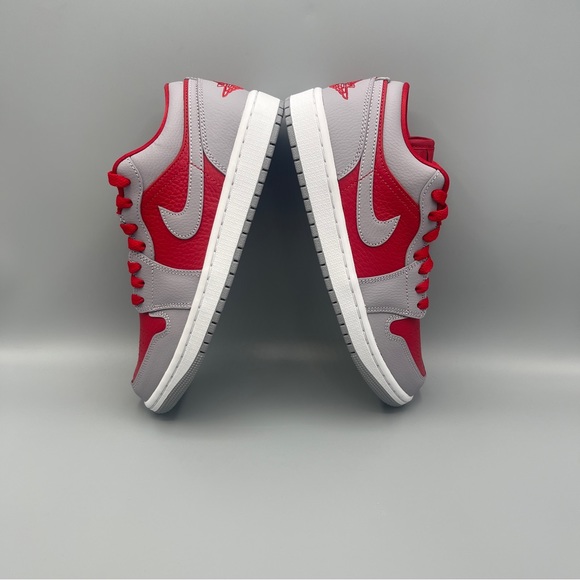 New Nike Air Jordan 1 Low SE Gym Red/Black/White/Cement Grey #Women's - Picture 13 of 16